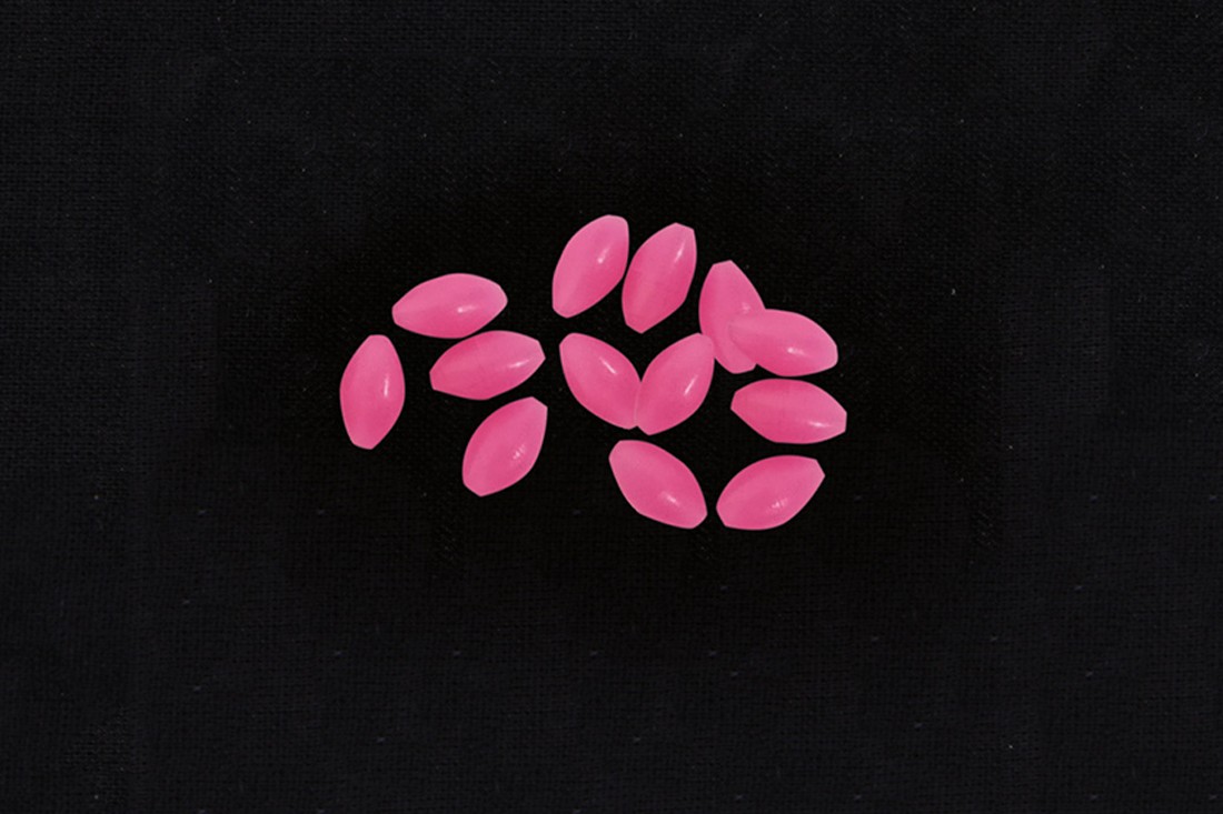 Hard beads VERCELLI OVAL LUM Pink